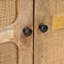 Solid Wood Rectangle Accent Cabinet