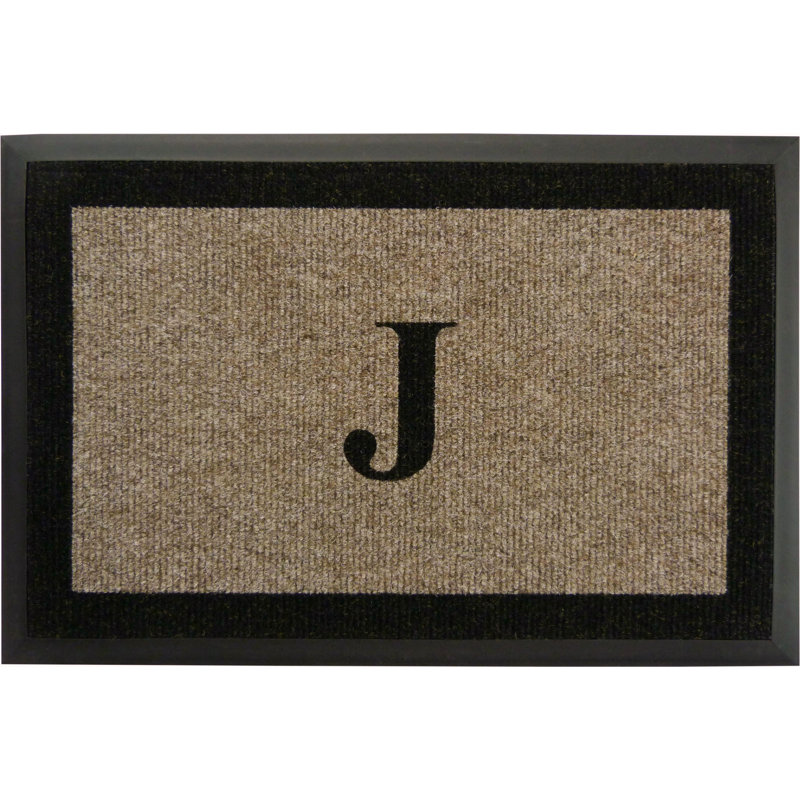 Tapis d'extérieur antidérapant Asai, Taupe, J, l 36 po x L 60 po