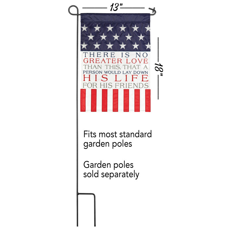 Cunegonda Double Sided 18'' H x 13'' W Polyester Garden Flag
