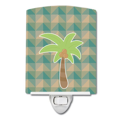Palm Tree Ceramic Night Light