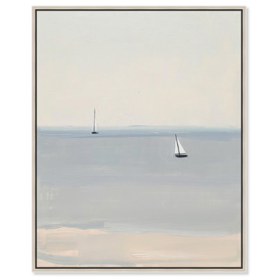 «Boat in Serene Waters II», peintures sur toile par Art Remedy