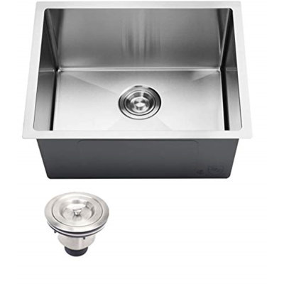 Évier de cuisine encastrable L 22 po x l 18 po avec crépine