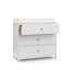 Ensemble de lit de bébé convertible 5-en-1 Graco Teddi, commode 3 tiroirs avec plateau à langer et ensemble de chambre de bébé inclinable électrique 3 pièces-101018807