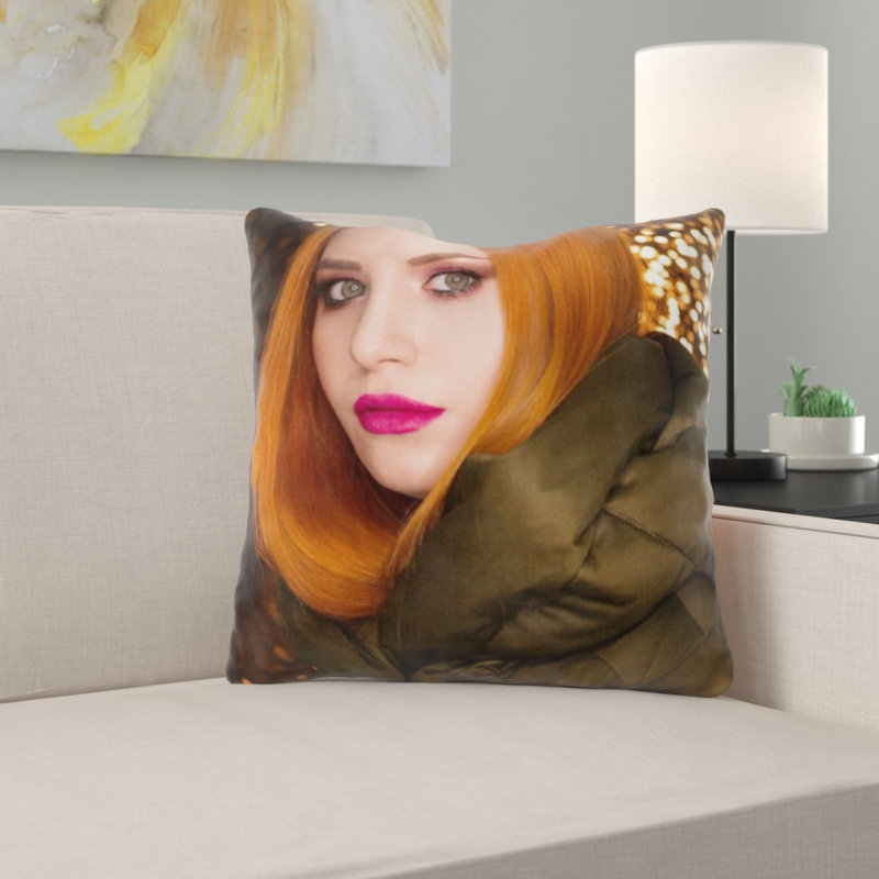 Microsuede Throw Pillow