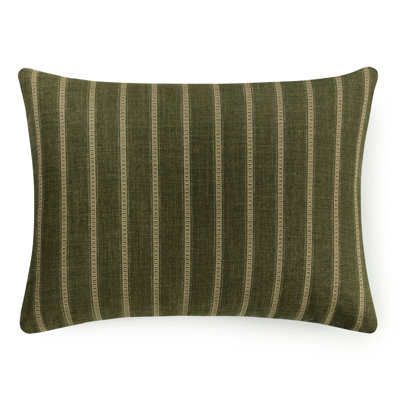 Coussin tissé à rayures Rancho sur mesure