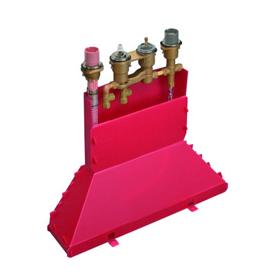 Ensemble de baignoire thermostatique romaine 4 trous