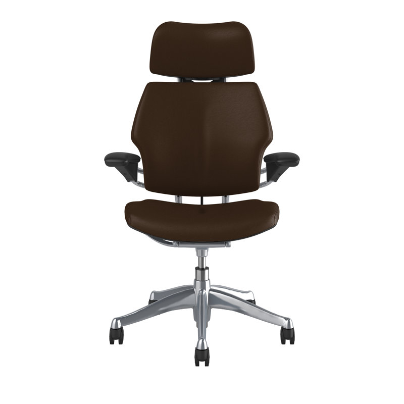 Freedom Headrest Task Chair Genuine Leather, Canyon