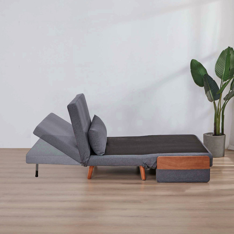 Canapé-lit pliant Loveseat, Gris