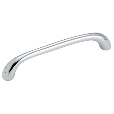 (10-Pack) 3-3/4" Solid Brass Wire Pull Polished Chrome