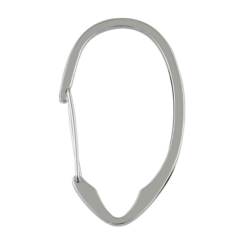 Chrome Rustproof Zinc Shower Curtain Rings Set of 12
