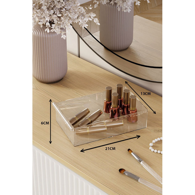 Organisateur de maquillage, Gris