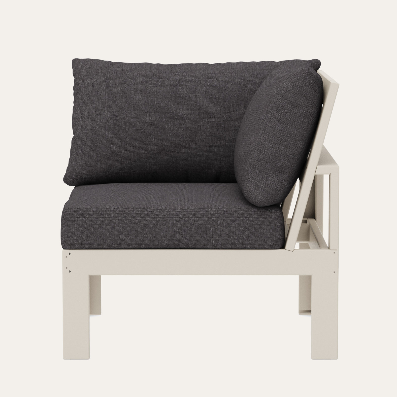 Edge Patio Lounge Chair, Ash Charcoal Revolution®, Sand