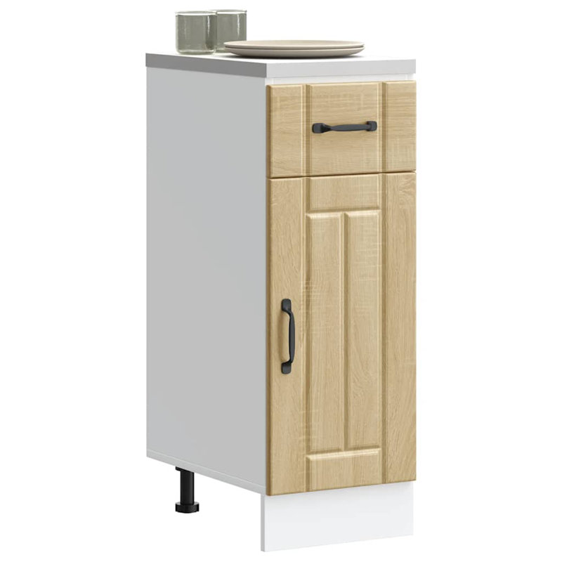 Kitchen Base Cabinet Lucca Engineered Wood, Sonoma Oak