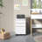 3 Drawer Metal Mobile File Cabinet with Lock for Home Office Fully Assembled-989714345