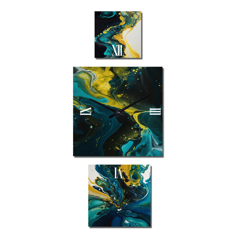 Madhvi Metal Wall Clock