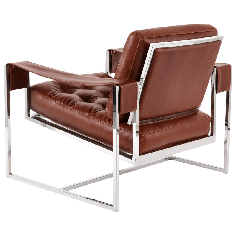 Fauteuil club Grange, Marron foncé