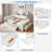 Comfortable Daybed With Trundle, Storage Shelves, Bench, Charging Station And Upholstered Headboard-1053287016