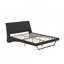 Structure de lit en cuir Pu-137046420-137046422