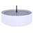 Cabery - 1 Light Black & White Contemporary Chandelier with Integrated LED-1734054058