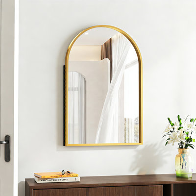 Arched Wall-Mounted Bathroom Mirror Cabinet