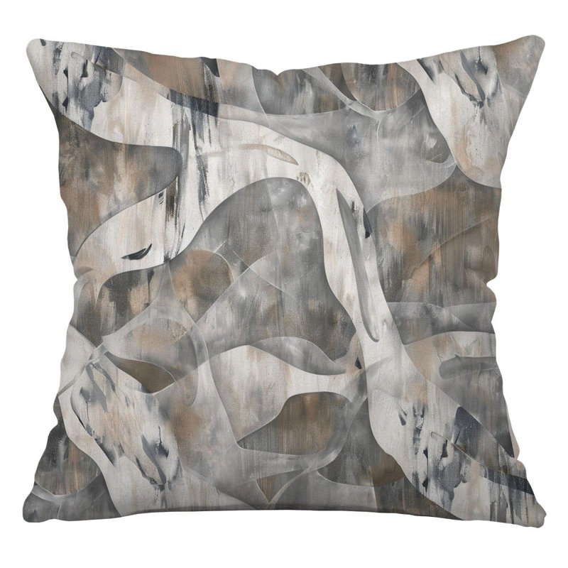 Coussin Floral, H 16 po x l 16 po