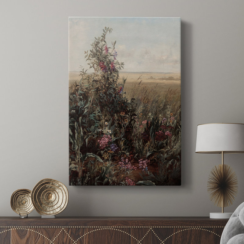 Paysage rétro Cxxiv - galerie Cavas, H 27 po x l 18 po
