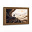 «Silhouette Traveller on Swirling Earth Tones Landscape», art mural-133554393