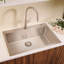 Tirana 15" L x 15" W Drop-In Kitchen Sink with Basket Strainer