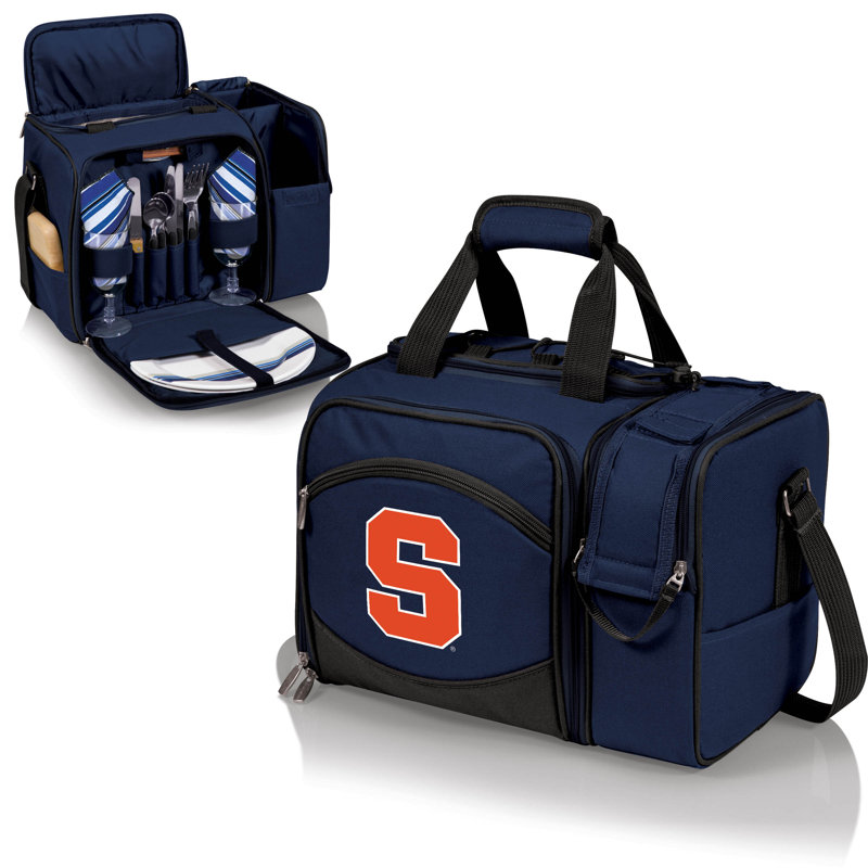 Refroidisseur à pique-nique isolé NCAA, Bleu marine, Orange de l'Université de Syracuse