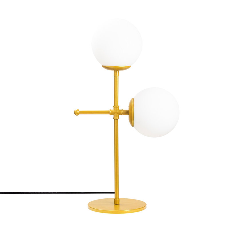 Lampe de table en métal, Or