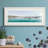 Barcelona Marina - Matted and Framed Under Acrylic Glass, Large Living Room Wall Art