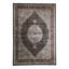 Hand-Knotted High-Quality Black and Red Area Rug