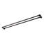 60" Brass Straight Double Bar Shower Curtain Rod-68509841