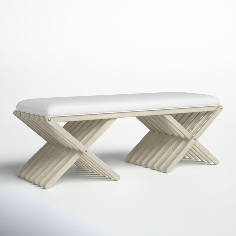 Trevor Linen Blend Upholstered Bench