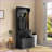 Coat Racks 3-in-1 Entryway Hall Tree with Storage Bench, 4 Hooks &amp; Shoe Storage | Black | MDF-1868536952