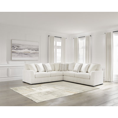 Chessington Ivory 3-Piece Sectional