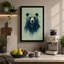 Bear in Abstraction Modern - Wrapped Canvas-171768045-171768055