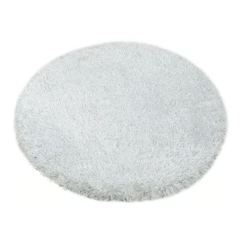 Tapis rond en coton Tulisia, Rond 4 pi 11 po