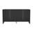 Novara 60" Contemporary 4-Door Sideboard in Black-1907980541
