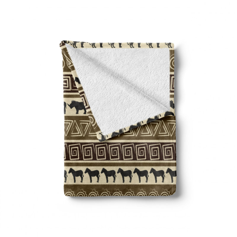 Hand Woven Throw Blanket, 60" W x 80" L