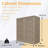 Armoire de rangement extérieure l 3 pi x P 1 pi