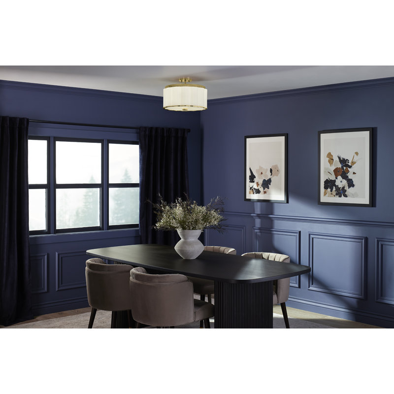 Tresdoux™ Semi-Flush Light, Polished Brass
