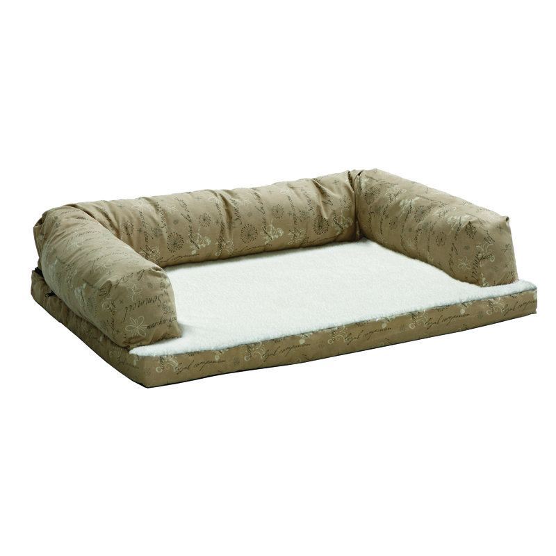 Canapé orthopédique 30 po x 40 po, Brun, l 53,5 po x P 33,75 po x H 11 po