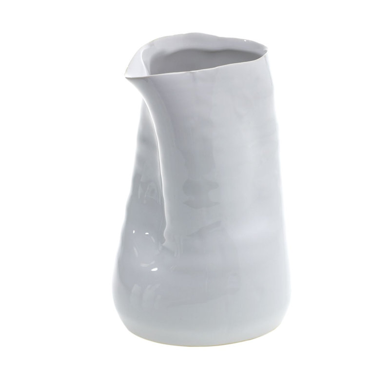 Vase Livinia, Blanc, H 6 po x l 4 po x P 4 po
