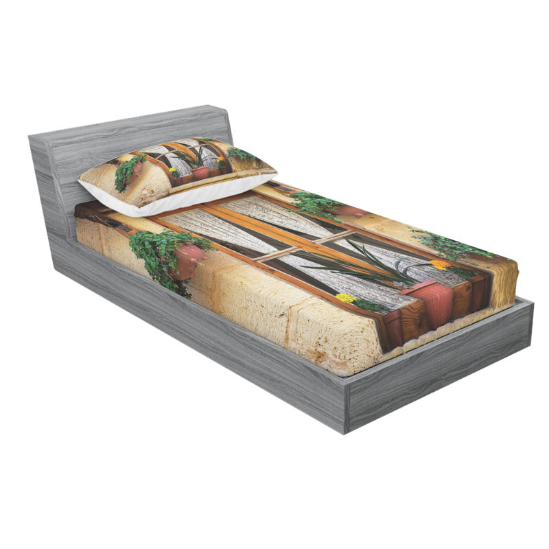 Microfiber Sheet Set, Twin XL Sheet Set with Fitted Sheet