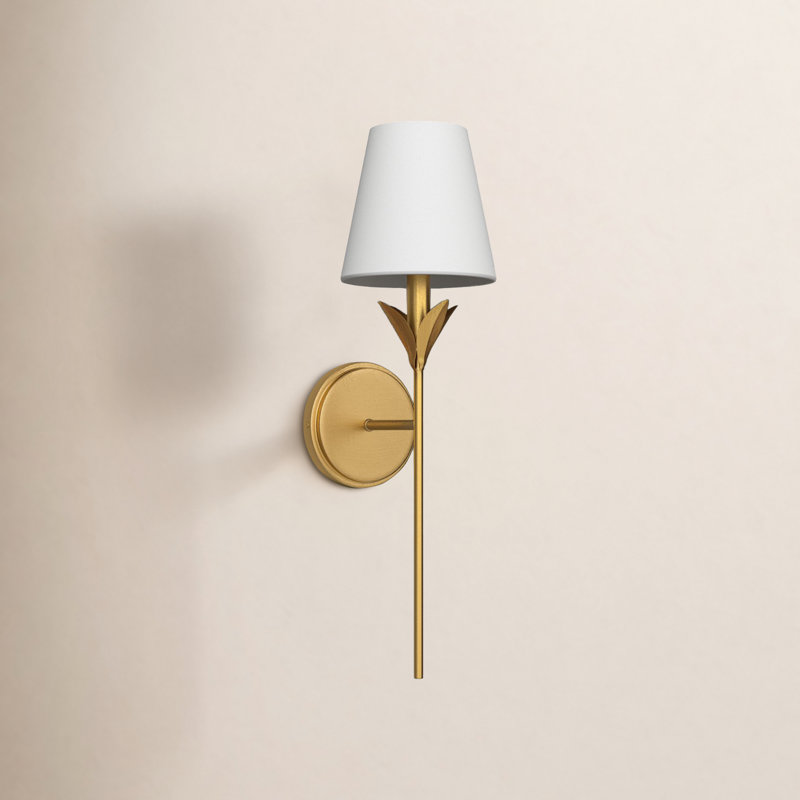 Margo Wrought Iron Wallchiere, Antique Gold