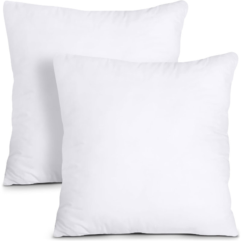 Coussins décoratifs, coussins décoratifs en polyester 18 po x 18 po (ensemble de 2)