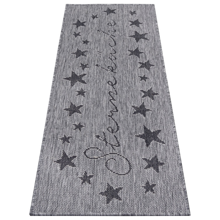 Machine Woven Grey Indoor Rug