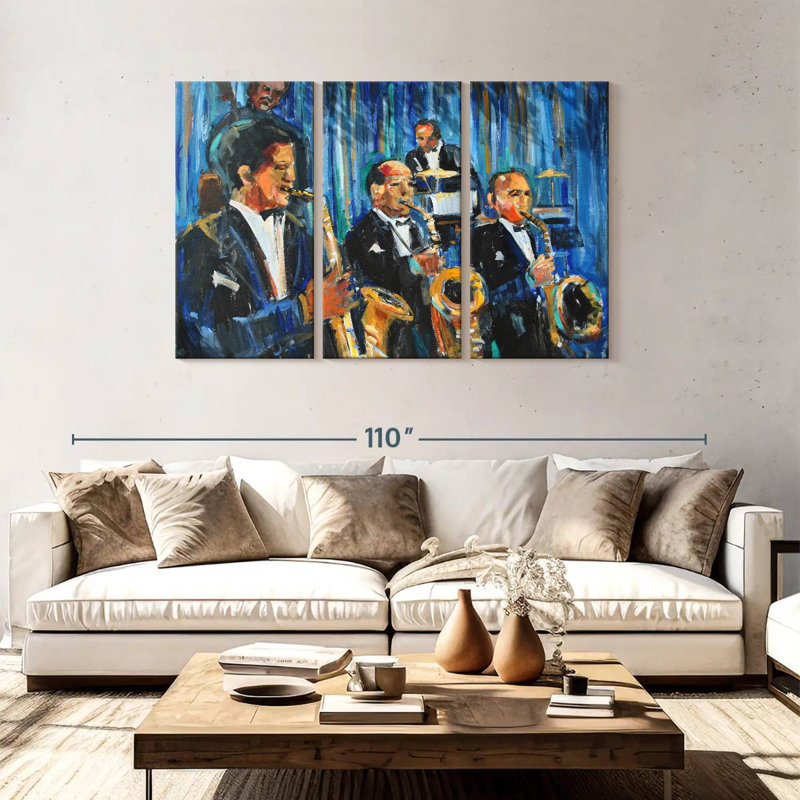 Abarca Horn Section, 48" H x 74" W