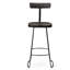 Alvada Counter Stool with Metal Frame-2106210999